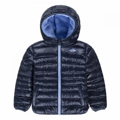 Детская спортивная куртка Levi's Sherpa Lined Mdwt Puffer J Dress Темно-синий image 1