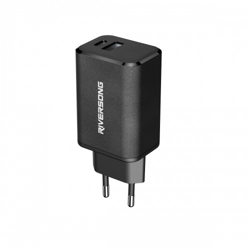 Riversong wall charger PowerKub G65 65W 1x USB 1x USB-C black AD96-EU image 1