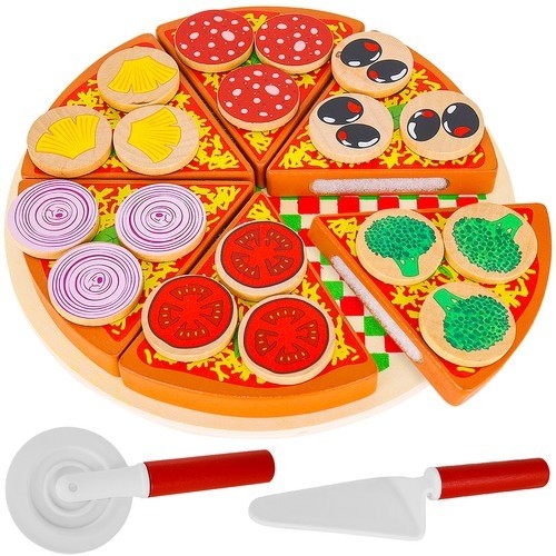 Kruzzel Wooden pizza - set 22471 (17131-0) image 1