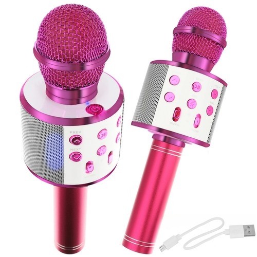 Karaoke microphone - pink Izoxis 22191 (16805-0) image 1