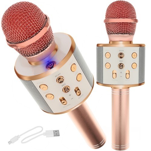 Karaoke microphone - light pink Izoxis 22190 (16804-0) image 1