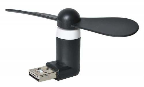 Iso Trade Black micro USB fan (12982-0) image 1