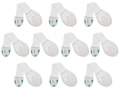 Ruhhy Security - lock for cabinets 10 pcs. White (12461-0) image 1