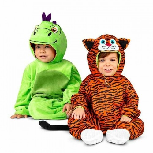 Маскарадные костюмы для младенцев My Other Me Двухсторонний Тигр Дракон (3 Предметы) image 1