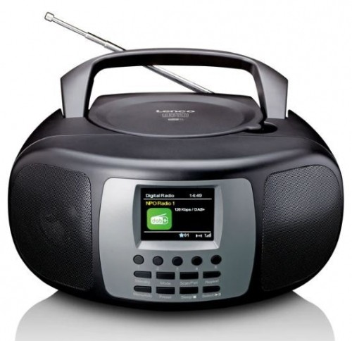 CD radio with DAB receiver Lenco SCD860BK, black/grey image 1