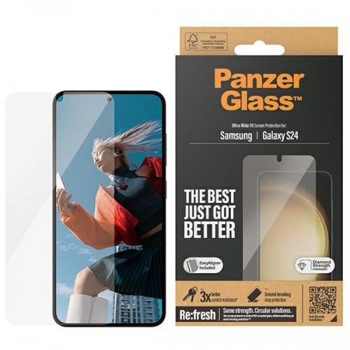 PanzerGlass Ultra-Wide Fit Sam S24 S921 Screen Protection 7350 z aplikatorem image 1