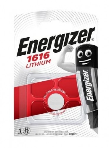 ENERGIZER Battery CR1616 1 pcs. image 1