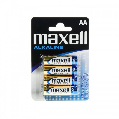 MAXELL Battery alkaline LR6 4 pieces image 1