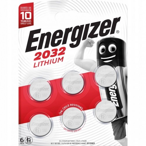 ENERGIZER BATTERIES SPECIAL CR2032 6 PIECES NEW image 1