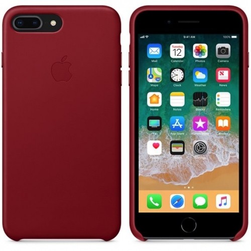 MQHN2FE|A Apple Leather Cover for iPhone 7 Plus|8 Plus Red image 1