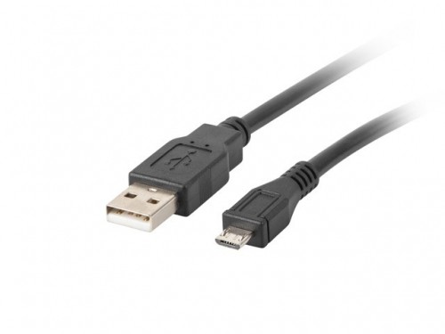 Lanberg CA-USBM-10CC-0018-BK USB cable 1.8 m USB 2.0 Micro-USB B USB A Black image 1