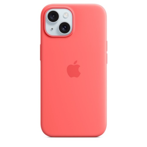 Apple iPhone 15 Silicone Case with MagSafe - Red image 1