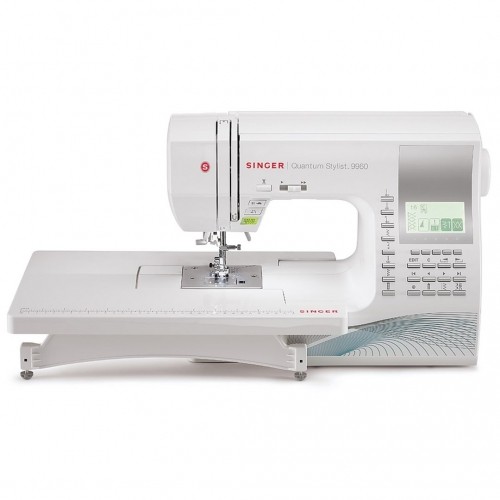 Singer 9960 Quantum Stylist sewing machine, white image 1