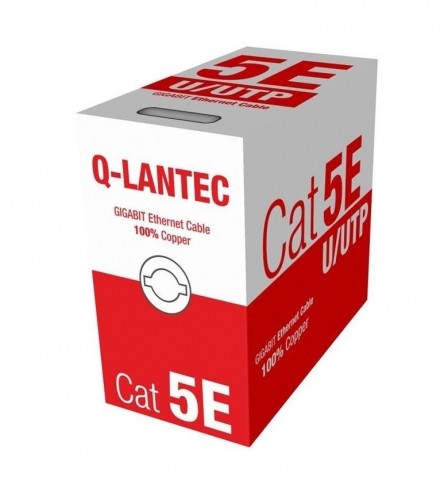 Q-lantec A-LAN KIU5PVC305NC networking cable 305 m Cat5e U/UTP (UTP) Grey image 1