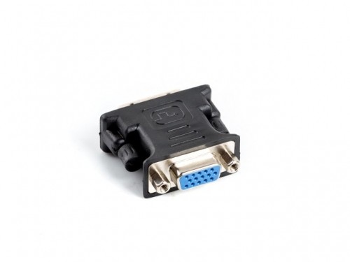 Lanberg AD-0012-BK video cable adapter DVI-I VGA (D-Sub) Black image 1
