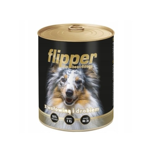 DOLINA NOTECI Flipper - Beef with poultry - wet dog food - 800 g image 1