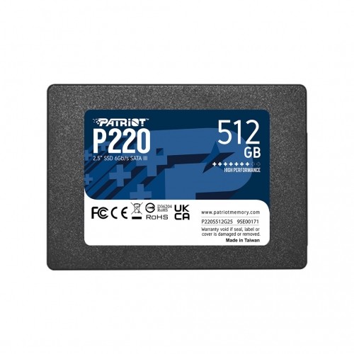 Patriot Memory P220 512GB 2.5" Serial ATA III image 1