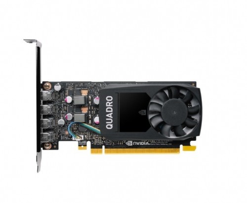 Pny Technologies Graphics card PNY NVIDIA Quadro P1000 V2 LowProfile, 4 GB GDDR5, PCIe  3.0 x16,  4x Mini DP 1.4, LP bracket, small box image 1