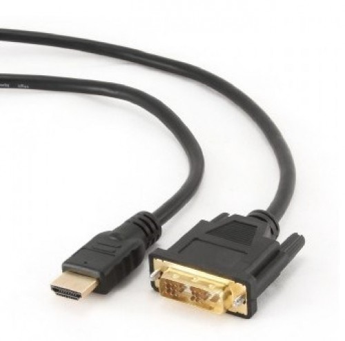 Gembird 3m, HDMI/DVI, M/M DVI-D Black image 1
