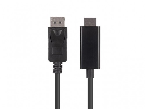 Lanberg CA-DPHD-11CC-0030-BK cable gender changer DisplayPort HDMI Black image 1