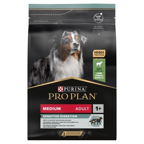 Purina Nestle Purina Pro Plan Adult Medium Sensitive Digestion- Lamb- Dry Dog Food- 3 kg image 1