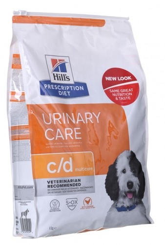 HILL'S PRESCRIPTION DIET Urinary Care Canine c/d Multicare Dry dog food Chicken 4 kg image 1