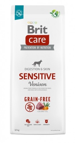 BRIT Care Sensitive Venison - dry dog food - 12 kg image 1