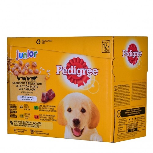 PEDIGREE Junior Selection Mix - Wet dog food - 12x100 g image 1
