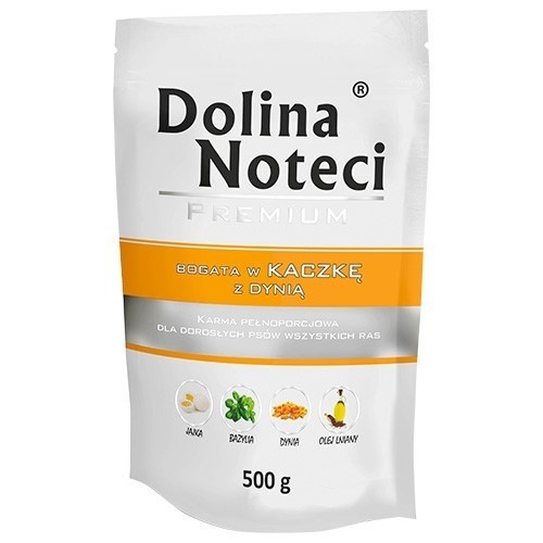 DOLINA NOTECI Premium Rich in duck with pumpkin - Wet dog food - 500 g image 1
