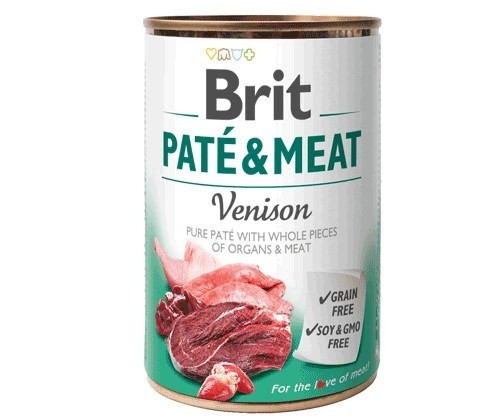 BRIT Paté & Meat with venison - 400g image 1