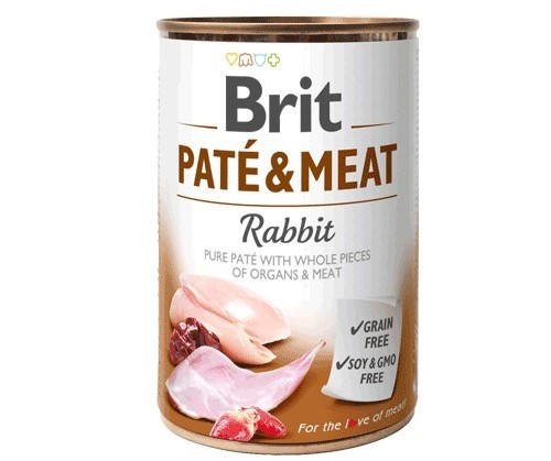 BRIT Paté & Meat with rabbit - 400g image 1