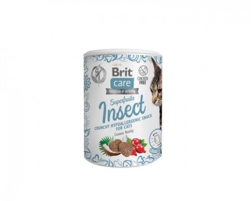 BRIT Care Cat Snack Superfruits Insect - cat treat - 100 g image 1