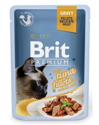 BRIT Premium Gravy Tuna - wet cat food - 85g image 1