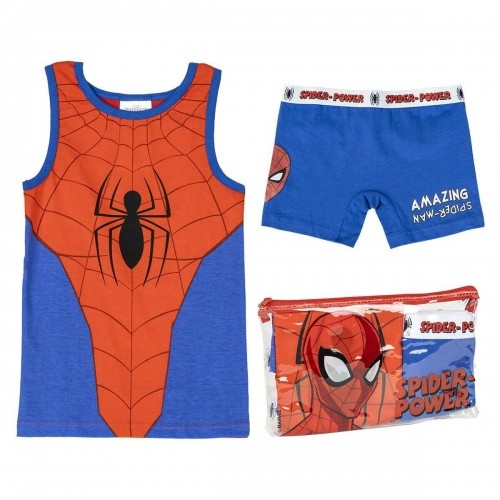 Pajama Bērnu Spider-Man Sarkans Zils image 1