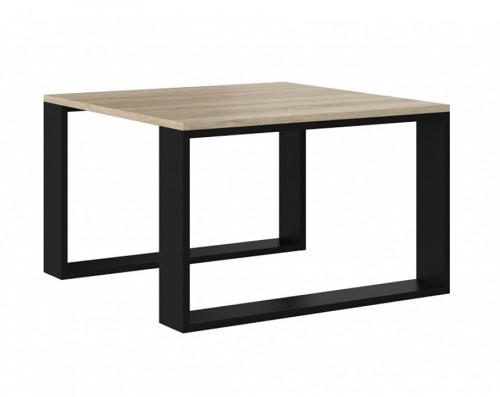 Top E Shop MODERN MINI table 67x67x40 cm Sonoma oak/Black image 1