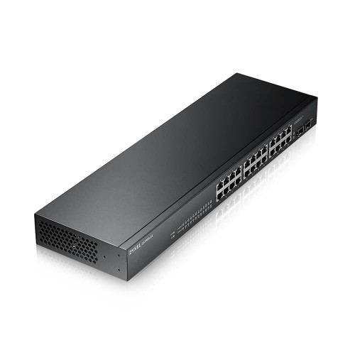 Zyxel GS-1900-24 v2 Managed L2 Gigabit Ethernet (10/100/1000) 1U Black image 1
