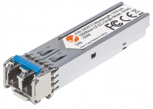 Intellinet Transceiver Module Optical, Gigabit Fiber SFP, 1000Base-Lx (LC) Single-Mode Port, 10km, MSA Compliant, Equivalent to Cisco GLC-LH-SM, Fibre, Three Year Warranty image 1