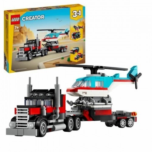Playset Lego 31146 Creator Platform Truck with Helicopter 270 Предметы image 1