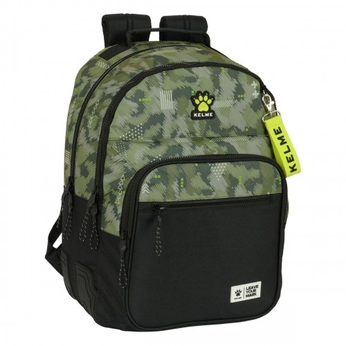 Школьный рюкзак Kelme Travel Чёрный Зеленый 32 x 42 x 15 cm image 1