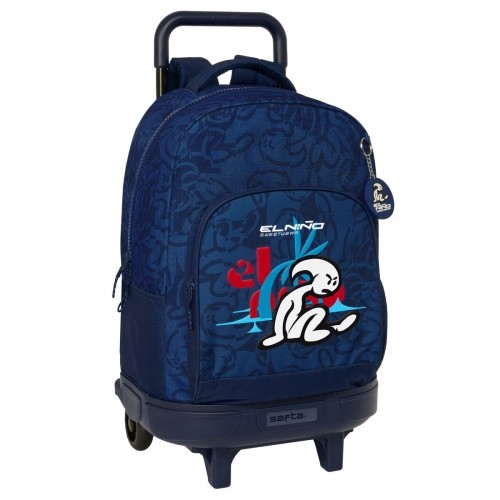 El NiÑo Школьный рюкзак с колесиками El Niño Paradise Тёмно Синий 33 X 45 X 22 cm image 1