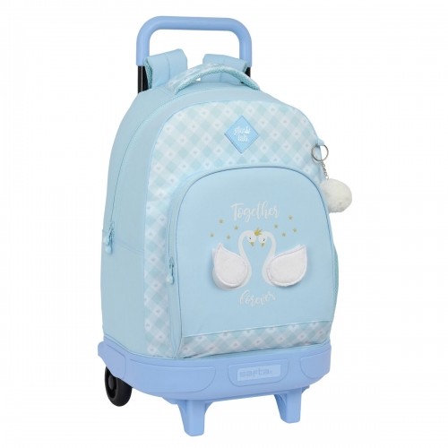 Школьный рюкзак с колесиками Glow Lab Cisnes Синий 33 X 45 X 22 cm image 1