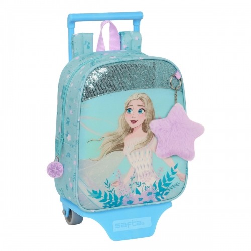 Школьный рюкзак с колесиками Frozen Hello spring Синий 22 x 27 x 10 cm image 1