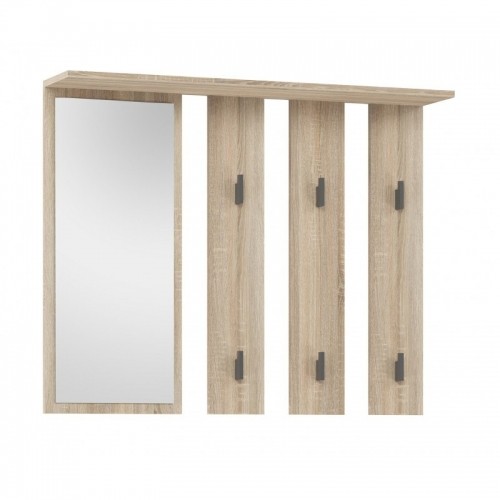 Top E Shop Hanger + mirror PARMA 100x15x.81.5 cm, oak sonoma image 1