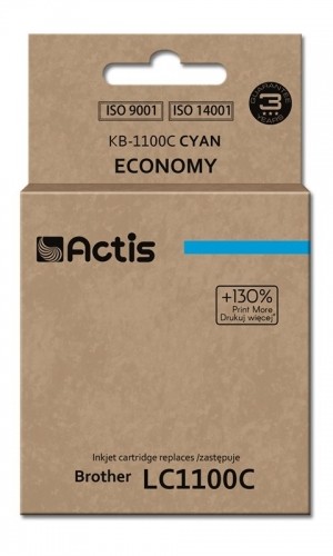 Actis KB-1100C ink (replacement for Brother LC1100C/LC980C; Standard; 19 ml; cyan) image 1