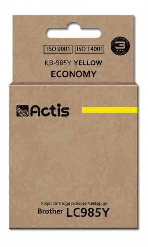 Actis KB-985Y Ink cartridge (replacement for Brother LC985Y; Standard; 19,5 ml; yellow) image 1
