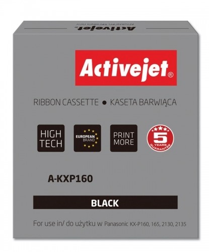 Activejet A-KXP160 Ink ribbon (replacement for Panasonic KXP160; Supreme; 3.000.000 characters; black) image 1