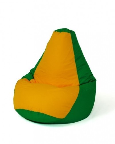 Go Gift Sako bag pouffe Pear green-yellow XXL 140 x 100 cm image 1