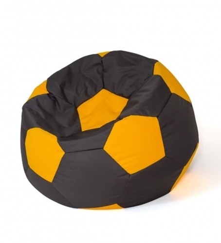 Go Gift Sako bag pouffe Ball black-yellow XL 120 cm image 1