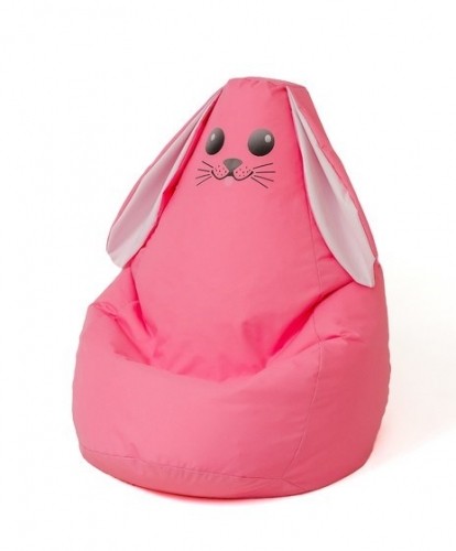 Go Gift Sako bag pouf Rabbit pink XL 130 x 90 cm image 1