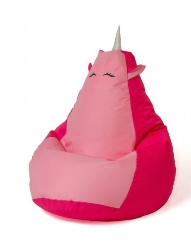 Go Gift Sako bag pouf Unicorn pink-light pink L 105 x 80 cm image 1